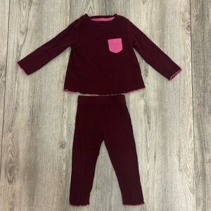 Cat & Jack Girls 12 month Red outfit